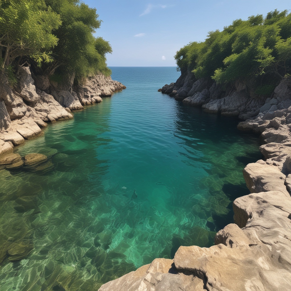 Diving spot near the resort