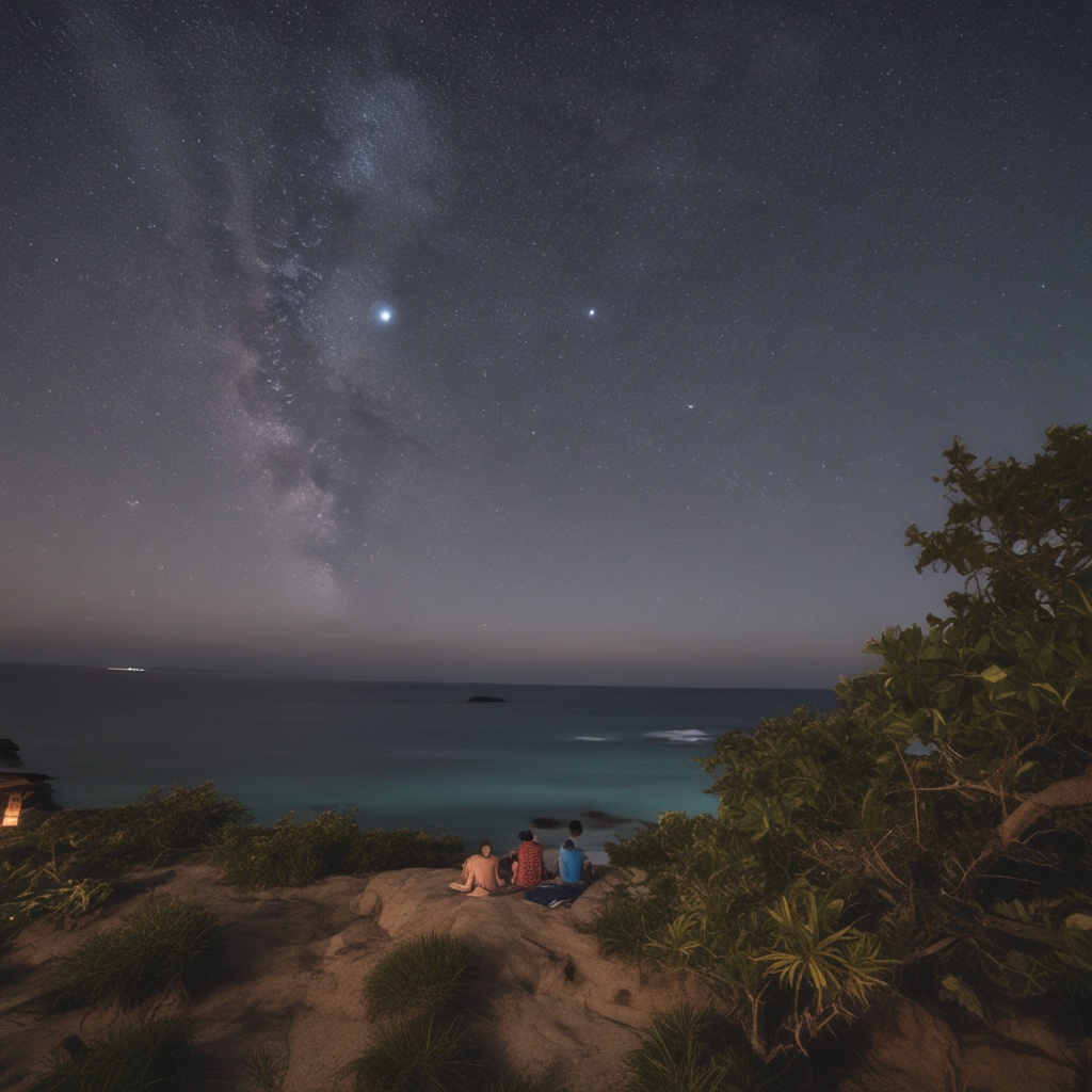 Stargazing on the island